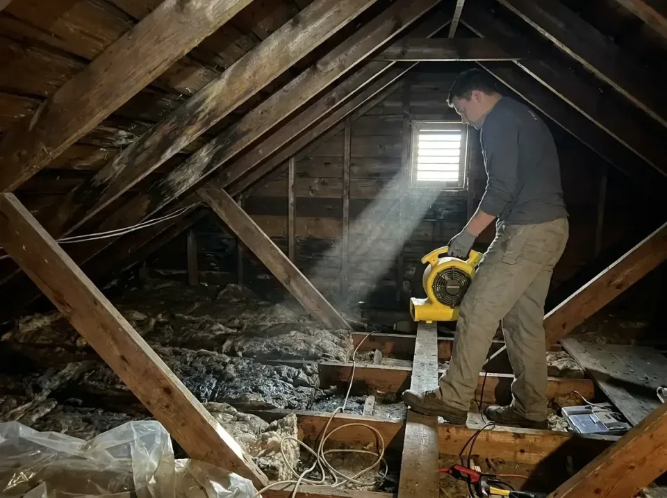 attic-water-damage-drying-proc-007 — frequently asked questions, Emergency Water Extraction & 24/7 Flood Response in Valenti…
